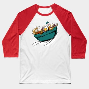 Ramen Holidays Baseball T-Shirt